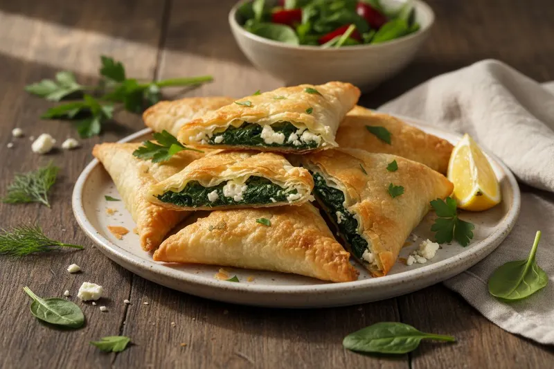 Filonyytit feta-pinaattitäytteellä