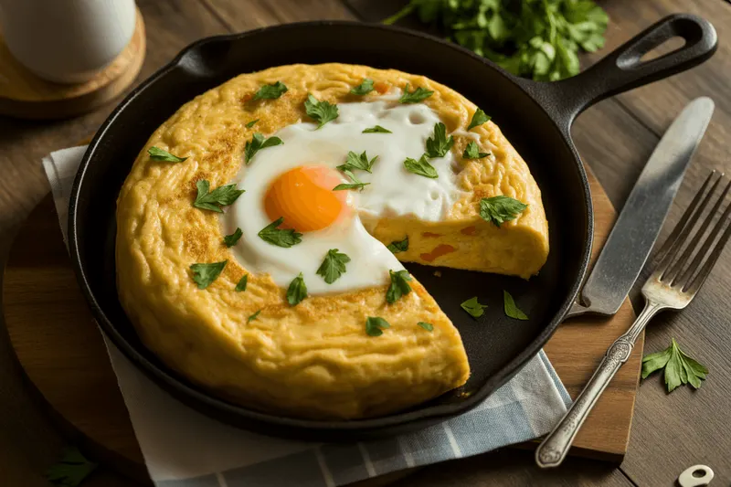 Espanjalainen tortilla – perunamunakas sipulilla