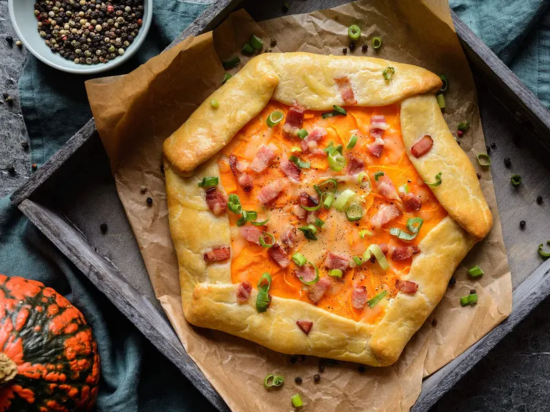 Hokkaidokurpitsa-galette
