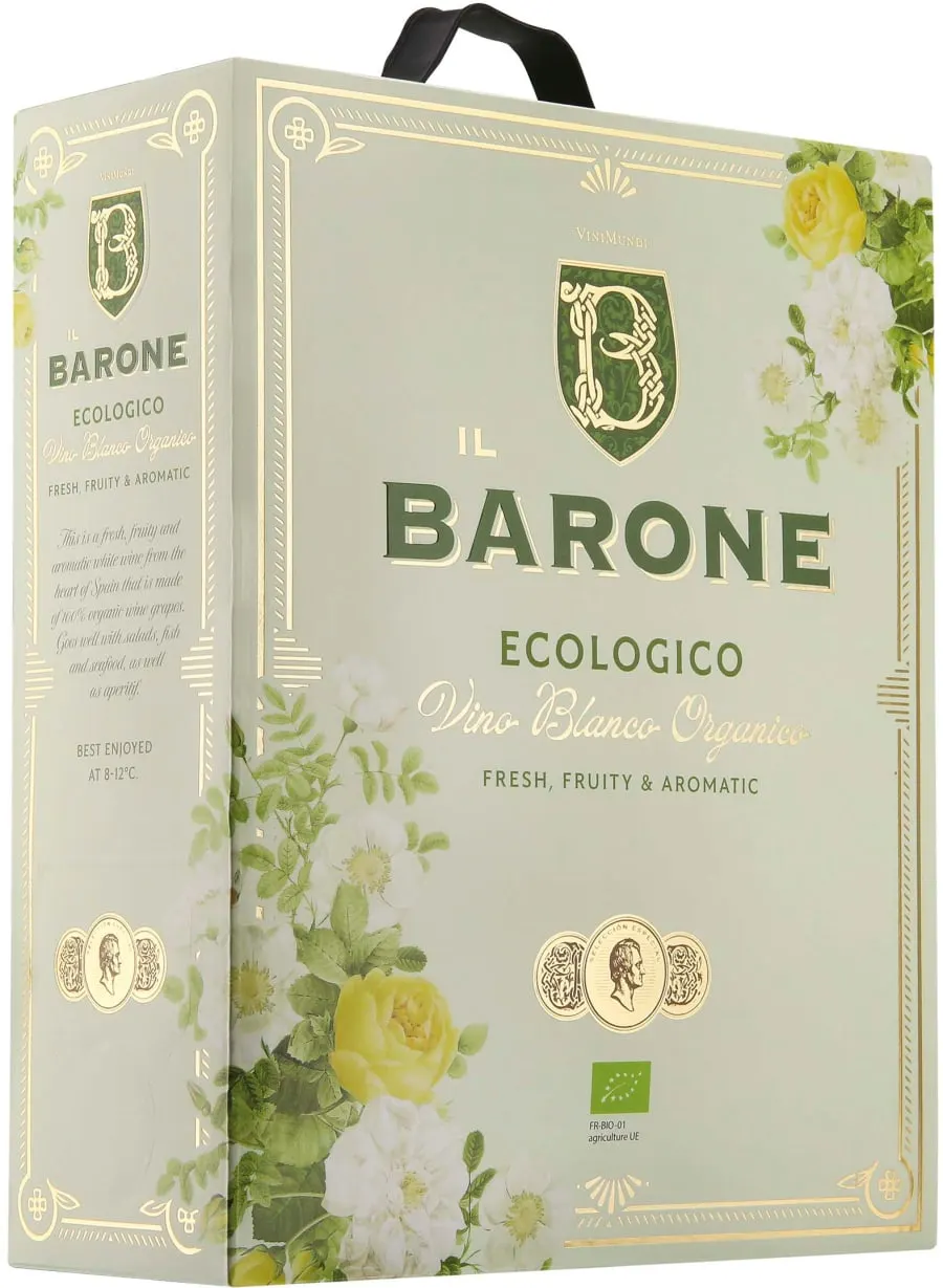 Il Barone Vino Blanco Organico 2025 hanapakkaus