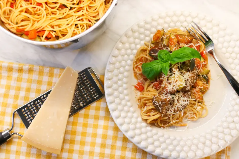 Ratatouille-pasta