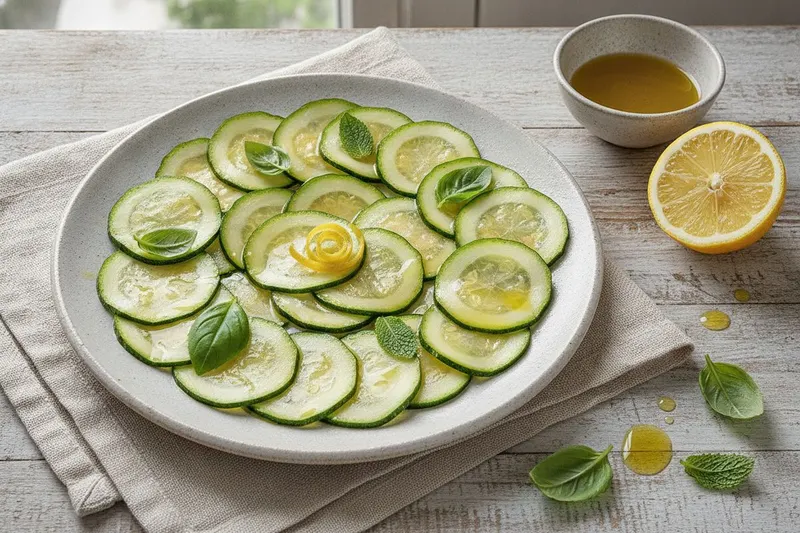 Marinoidut kesäkurpitsaviipaleet