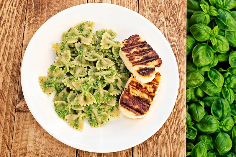 Halloumi-pasta