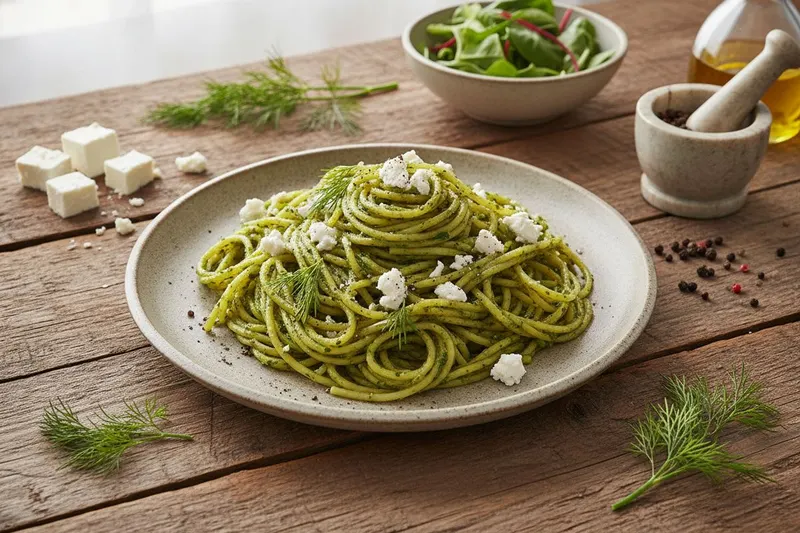Pesto-fetapasta