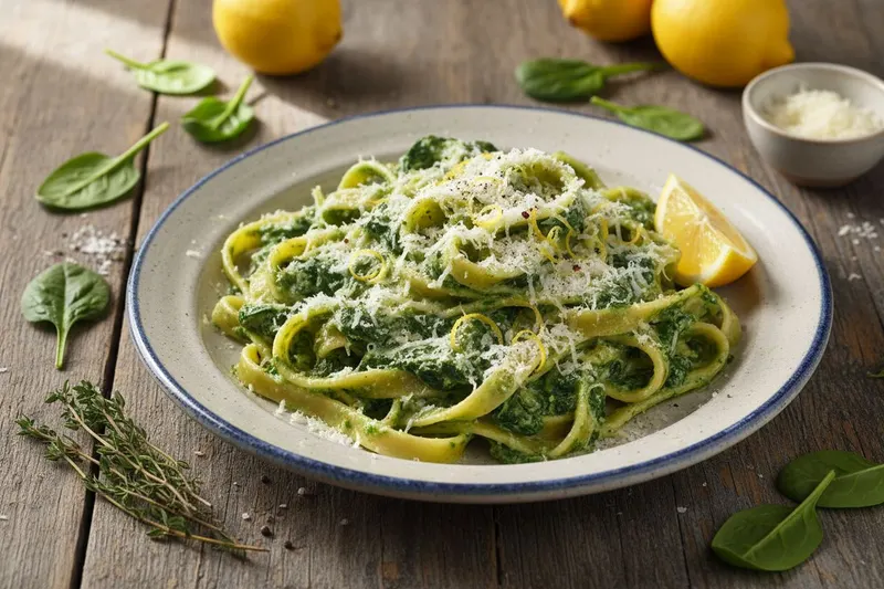 Pinaatti-ricottapasta