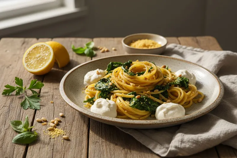 Pasta tofukreemillä