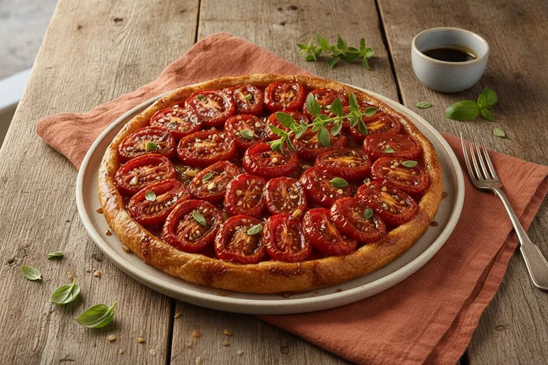 Tomaatti-tarte tatin provençalaisittain