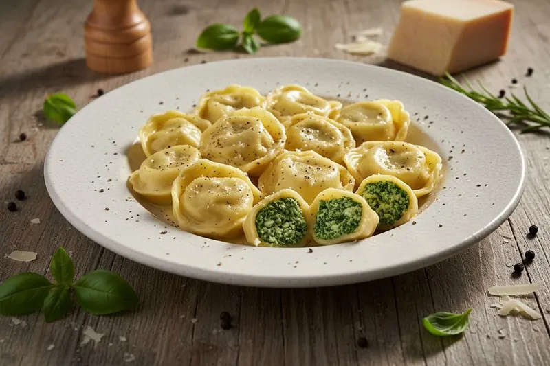 Tortellini cacio e pepe