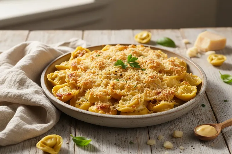 Tortellini mac and cheese