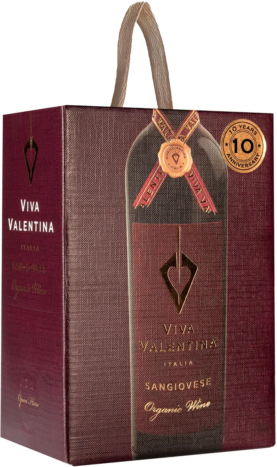 Viva Valentina Organic Sangiovese 2025 hanapakkaus