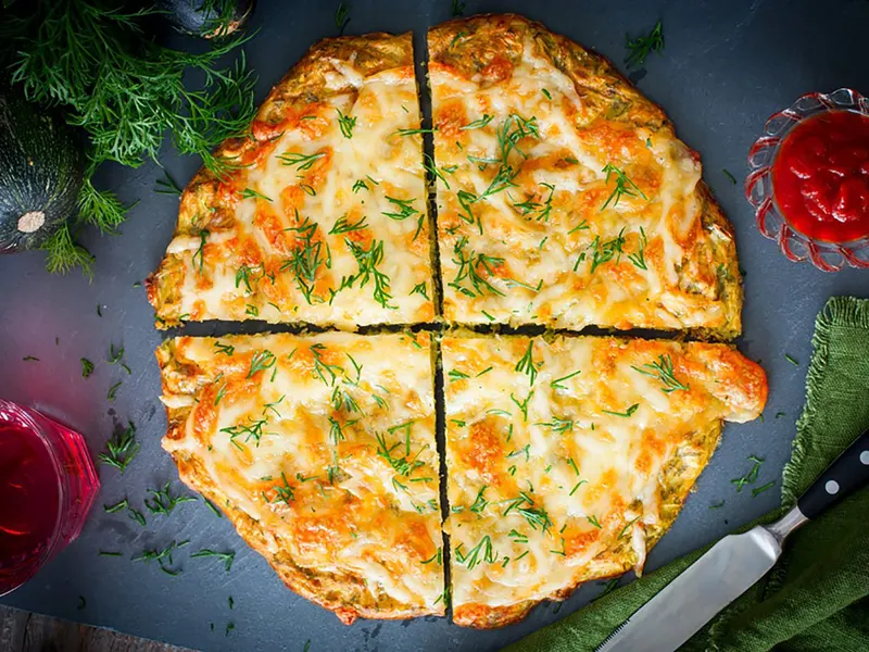 Kesäkurpitsapizza